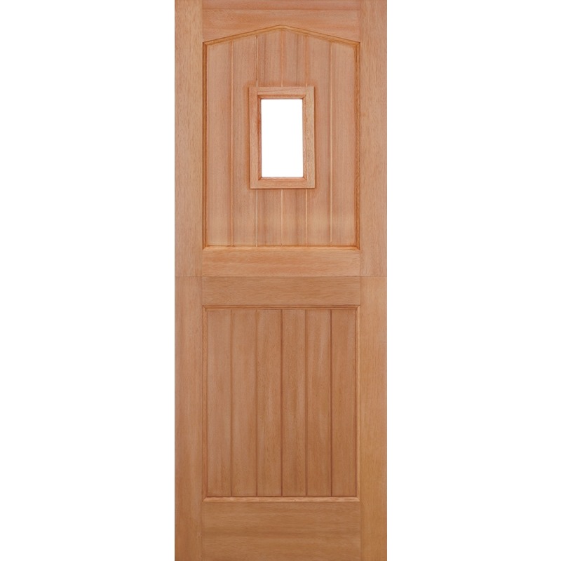 External Hardwood Stable 1L Unglazed Door